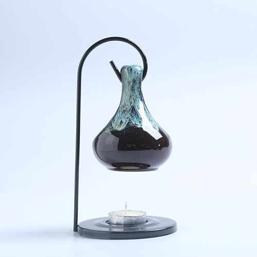 Ceramic Tear Drop Oil Warmer Candle Holder (Dream Blue)