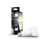 Philips Hue Smart 100W A21 LED Bulb - White Ambiance Warm-to-Cool White Light - 1 Pack - 1600LM - E26 - Indoor - Control with Hue App - Works with Alexa, Google Assistant and Apple Homekit