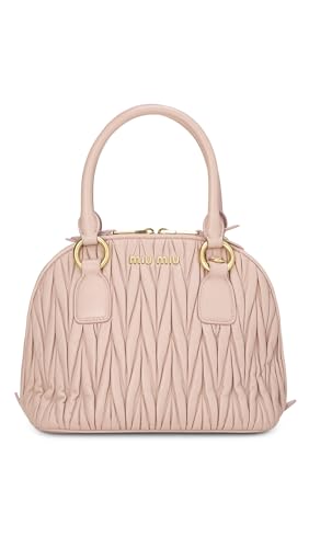 Miu Miu Womens Pre-Loved Pink Nappa Top Handle Handbag Pink One Size