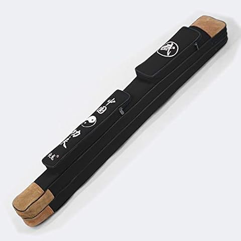 LPing Taichi Sword Carrying Bag,Deluxe Universal Canvas Sword Case,Double Sword Bag,Martial Arts Weapons Case Shoulder Bag Kung Fu Bag,Suitable For Tai Chi,Foil,Sabre,Epee And Sabre Cover