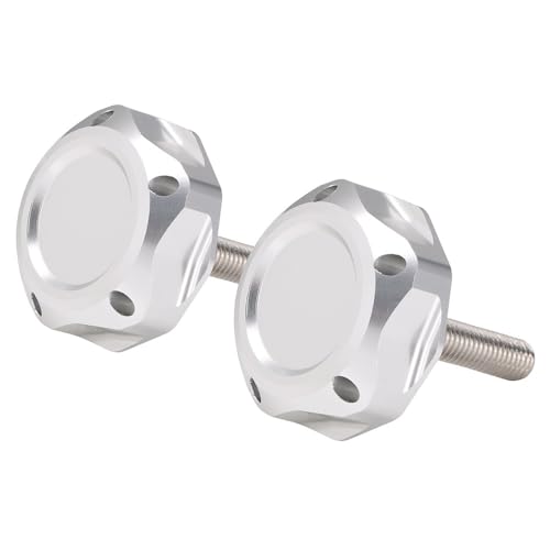 Elevadores de manillar de motocicleta con perilla de tornillo para ajuste firme 6