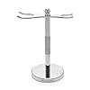 NEU: Störtebekker® Premium Rasierständer aus Edelstahl – geeignet für Rasierhobel & Rasierpinsel – hochwertiges Zubehör für dein Badezimmer – rutschfester Boden – Geschenkidee