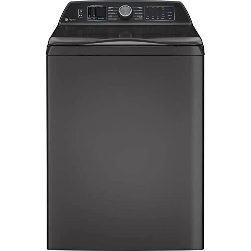 GE Profile PTW700BPTDPR Gray Smart Top Load Washer/Dryer Pair - Image 3
