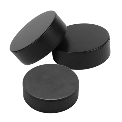 POPETPOP 3Pcs Lightweight Ice Hockey for Indoor Training Durable Balls for Hockey Practice for Teams for Gym and Use