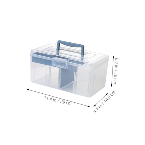 Boîte rangement transparente pour couture et petits accessoires - 3