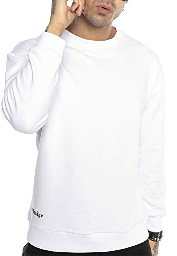 Redbridge Sweat pour Hommes Pullover Col Rond Problem Child Style Gothique Blanc XXL - Image 5