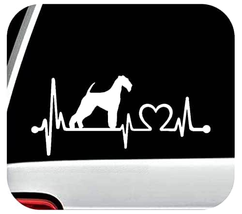 Dog Dogs & Puppies Décor Decals, Stickers & Vinyl Art Bhysfenhgttvv 4 Pcs Car Sticker17.8X7.6CM Dog Heartbeat Lifeline Decal Vinyl Car Sticker Black Vinyl Dog Décor Decals, Stickers & Vinyl Art
