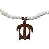 Koa Wood Honu Sea Turtle Pendant Puka Shell Necklace Choker