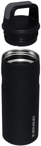 Image of Stanley IceFlow Cap and Carry Water Bottle | Wide Mouth Twist Lid | Lightweight & Leakproof for Travel & Sports | Insulated Stainless Steel | BPA-Free