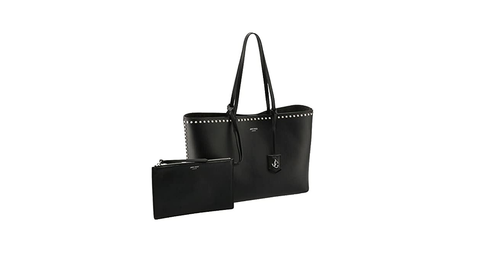 新品 JIMMY CHOO JCロゴ トート バッグ NINE2FIVEEW ジミーチュウ トートバッグ ナイントゥーファイブ レディース