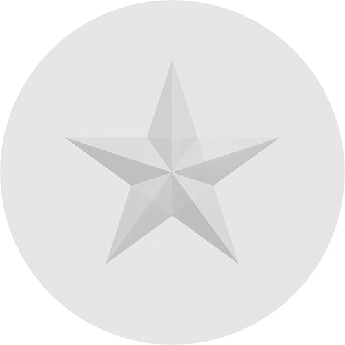 Miniatura 6 de Ekena Millwork ROSP030X030X100GRY06 Roseta estándar con borde cuadrado, 3.0in de ancho x 3.0in de alto x 1.0in de alto, PVC