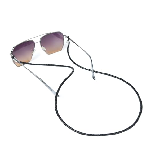 Image of GENIQUE Genuine Leather Glasses Strap, Eyeglass Chain,Eye Glasses holders around Neck, Sunglass Strap for Men