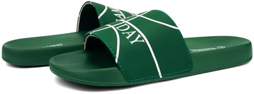 Image of INMINPIN Kids Boys Girls Ball Sprots Slides Sandals Ultra Comfortable Beach Pool Shower Shoes House Slide Indoor Outdoor for Sports Fan