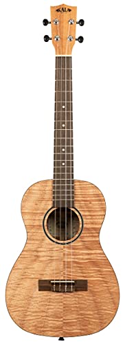 Kala KA-BEM Ukulélé baryton exotique en acajou avec sac (UB-B) - Les Beatles, Paul McCartney, John Lennon, RIngo Starr, George Harrison Kala KA-BEM Ukulélé baryton exotique en acajou avec sac (UB-B)