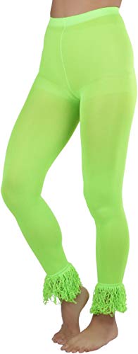 Image of ToBeInStyle Women's Opaque Ankle Long Nylon Footless Fun Tights Pantyhose