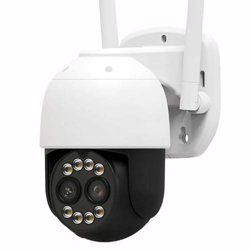 La Mejor Recopilación de Camaras de Seguridad Exterior disponible en línea. 46 EASYTAO 9825G Cámara de Seguridad Exterior WiFi con Lentes Duales de 4MP*2, Tris Home/iCSee App, Zoom Óptico 8X, Visión Nocturna, Audio Bidireccional, Detección de MOV,...