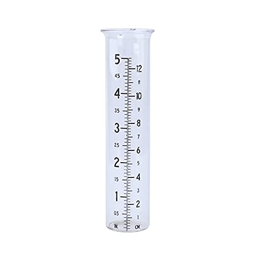 PIANAI Glazen Spiraal Regenmeter, Buiten Neerslag Meetmeter, Met Grote Glazen Buis Waterdicht, Spiraal Regenmeter Tuin Glas Regen Water Meter Meten, Decoratief Voor Terras, Tuin, Gazon - Image 4