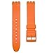 17mm ORANGE Replacement Watch Band for Standard Gents Swatch Watch