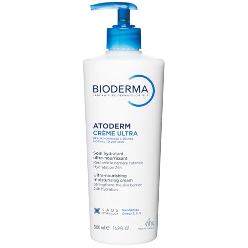 Bioderma Atoderm Cream Ultra, Hydrating Body Moisturizer for Norm...