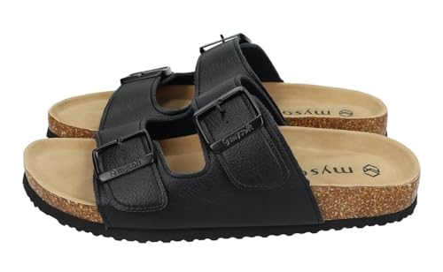 Sandales bio femme semelle anatomique liège double boucle métallique mysoft 25M075