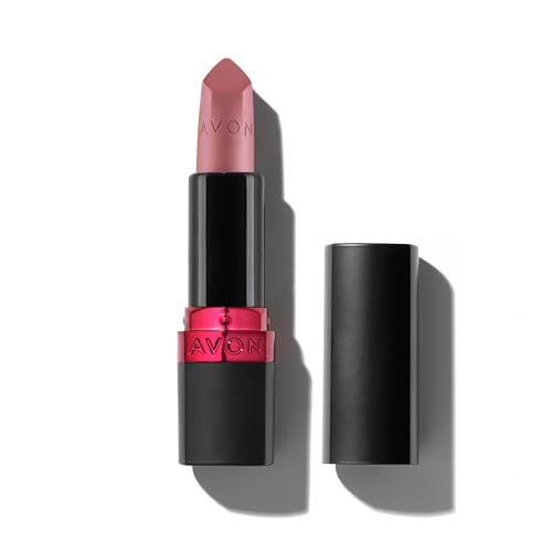 AVON Rossetto Ultra Matte - Pure Pink | Lip Stain A Lunga Tenuta Per Un Perfetto Colore Brillante | Rossetto Lunga Durata, Confortevole e Con Un Colore Ultra Ricco| 3,6gr