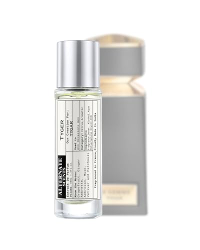 Image of Alternate Scents TYGER Men's Perfume 40ml | Fresh Woody Citrus & Earthy Aroma | Intense 30% Oil Concentration | Long Lasting French Inspired Fragrance