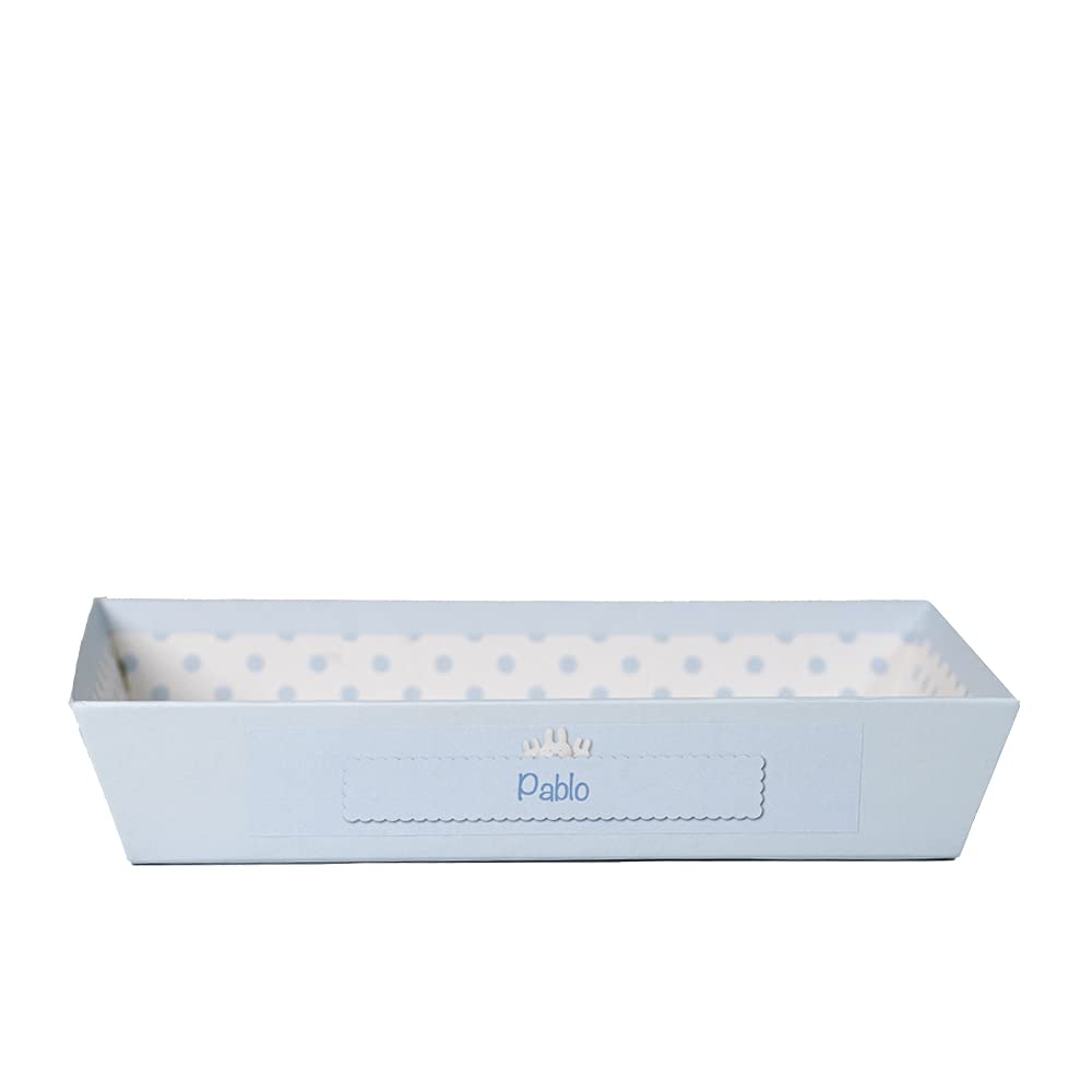 Body personalizzato con nome per neonato | 100% cotone | body a maniche lunghe | per bambino/ragazza | regalo per papate e mamme | neonati | baby shower | blu | 6/12 Mesi | BebeDeParis