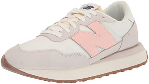 New Balance Women's 237 V1 Classic Sneaker, Sea Salt/Pink Haze, 11