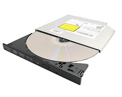 HAZYYO Laptop Internal BDR-UD02 9.5mm SATA 6X 3D Blu-ray Burner BD-RE Dual Layer BD-RE DL 4X BDXL DL Dual Layer Bluray Recorder Super Slim Internal Optical Drive Supports 100GB 128GB