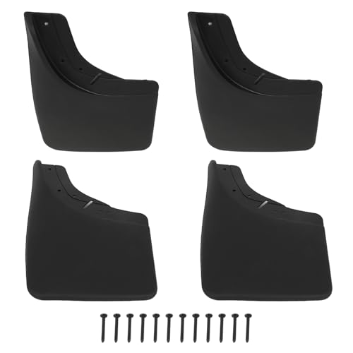 Image of ECCPP Mudguard Splash Guards Front & Rear 1990-1998 for Chevrolet for C1500 4.1L 1988-1998 for Chevrolet for C1500 4.3L Mud Flaps Set of 4 Flexible and Bendable Mud Flaps Splash