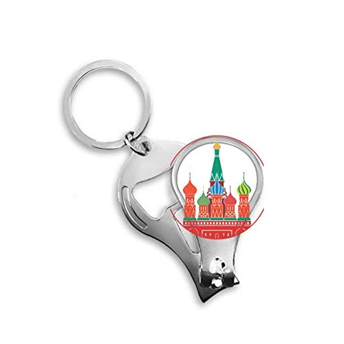 Coupe-ongles de précision en acier avec motif Église de Moscou ciselé