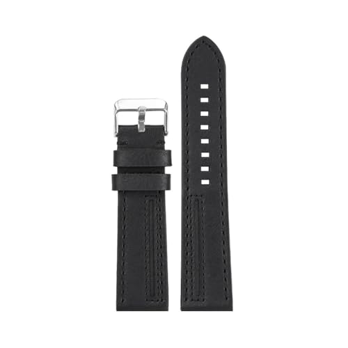 Bande de surveillance EFR-303D bracelet cuir 22mm de rechange robuste