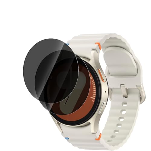Jewloofa Schutzfolie für Samsung Galaxy Watch 7/6/5/4 40mm Privacy Panzer Schutz Glas, 2 Stück Anti Spähen Privatsphäre ...