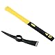 ZEONHEI 2 Stück Spitzhacke Groß Garten Pickaxe mit Stahl Geschmiedetem Kopf und Kunststoffbeschichteter Fiberglas-Griff (38cm), Kreuzhacke Robust Flachhacke Kombihacke Ideal für Gartenarbeit Camping