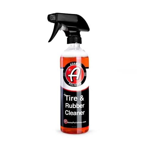 Adam’s Polishes Tire & Rubber Cleaner (16 oz) – Removes Discoloration From Tires Quickly – Works Great on Tires, Rubber & Plastic Trim and Rubber Floor Mats