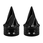 HDBUBALUS-Motorcycle-Front-Axle-Nut-Covers-Axle-Caps-Fit-For-Harley-Sportster-Touring-Softail-Dyna-2-pcs-Black