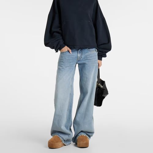 Women's Brown Suede Slippers with Fur Lining Round Closed Toe Slip On Winter Warm Flat Mules3