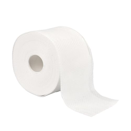 HAMPPLIES 1 rollo Toalla Desechable de Tela No Tejida de Doble Capa para Limpieza y Cuidado para Maquillaje y