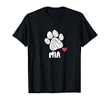Questa maglietta Mia My Dog Mia I love My Dog Mia Puppy Love Dog Lover è il regalo perfetto per i tuoi amici o persone care che amano il loro cagnolino. Fai loro un regalo che ameranno con il loro cane carino!