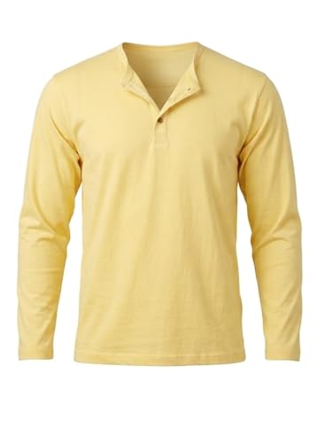 Image of Men's Henley Full Sleeve T-Shirt