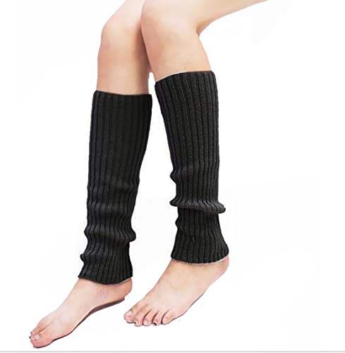 Image of Warm Woolen Socks For Women Solid Leg Covers Socks For Autumn And Winter Knitting