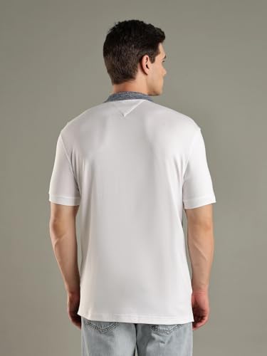 Image of Solid Regular-Fit Cotton Polo T-Shirt