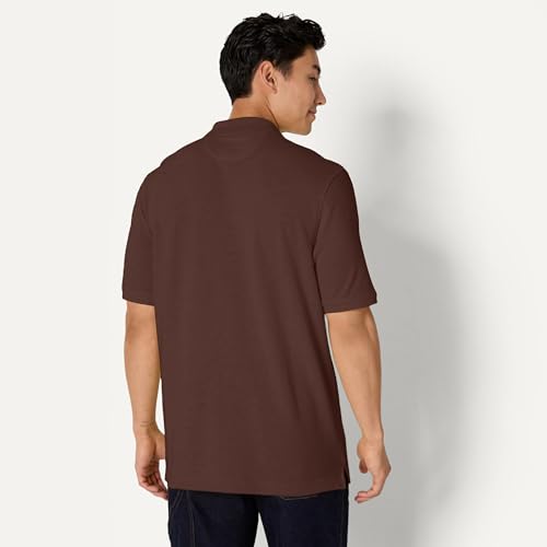 Image of Amazon Essentials Men's Regular-Fit Short Sleeve Cotton Pique Polo Shirt (Available in Big & Tall)