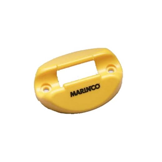 Marinco Clip Electrical Shore Power Cable Clips (30-Amp / 10-Gauge Cable, Set of 6), Yellow