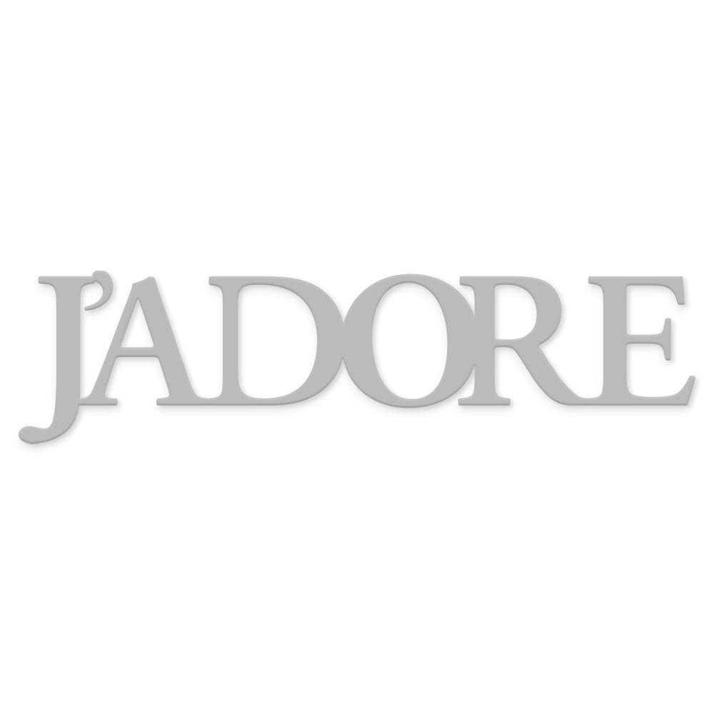 Letra de Madera con Frase J'adore – Decoración para Colgar en la Pared, Texto Decorativo Hecho a Mano, decoración