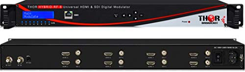 Thor Broadcast HDMI and SDI Clear CATV RF Modulator, 8 Channel, QAM, ATSC, DVB-T, ISDB-T