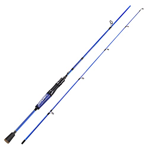 One Bass Caña de Pescar IM7 Graphite Spinning y Casting, 2 Piezas de Alta Calidad con Mango de Super Polímero miniatura 2