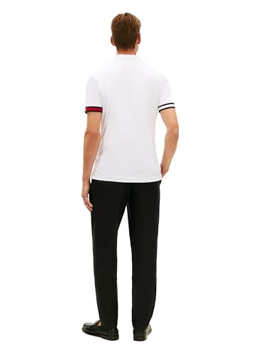 Image of Tommy Hilfiger Mens Short Sleeve Casual Polo Shirts in Regular Fit with Liquid Cotton