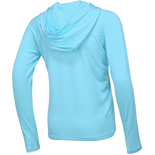 Droniring Sun Shirts For Kids - Youth Fishing Shirt Boys Girls Sun Shirt Hoodie Quick Dry Beach Hiking Shirts With Thumbholes #TOP3