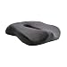 Tkanina magnetyczna Bambusowa węglem Premium Comfort Siedzenia Poduszka - antypoślizgowa pianka poduszka do fotelika samochodowego krzesełka (Color : Grey-MCBC, Specification : 46x35x10cm)